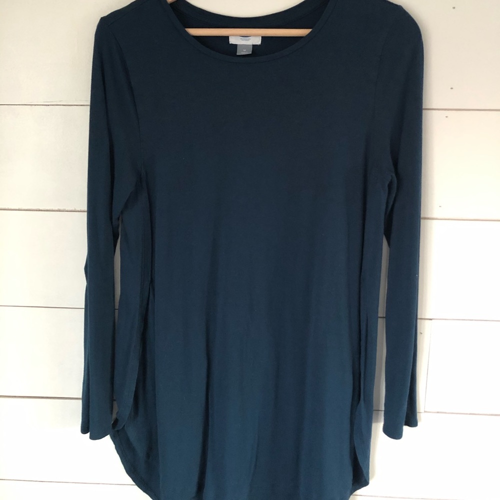 Jewel Tone Long Sleeve Shirt - sz m